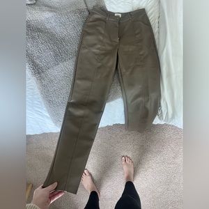 Aritzia Wilfred leather pants